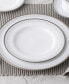 Silver Colonnade 4 Piece Salad Plate Set, Service for 4