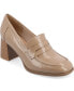 ფოტო #1 პროდუქტის Women's Malleah Heeled Loafers
