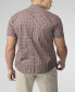 ფოტო #3 პროდუქტის Men's Mini Gingham Short Sleeve Shirt