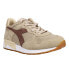 Фото #2 товара Diadora Trident 90 Canvas Lace Up Mens Beige Sneakers Casual Shoes 178534-25048