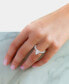 ფოტო #2 პროდუქტის Diamond Pear-Shaped Cluster Engagement Ring (1 ct. t.w.) in 14k White Gold