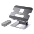 j5create JTS327 Multi-Angle 4K Docking Stand - Notebook stand - Grey - Aluminium - 40.6 cm (16") - 4 kg - Windows laptop / Mac