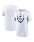 Фото #1 товара Men's White Carolina Panthers Icon Legend Performance T-shirt