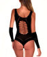 Фото #2 товара Women's Audrey Cutwork 2 Piece Bodysuit Lingerie