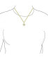 ფოტო #4 პროდუქტის Hanukkah Star of David Pendant Necklace: CZ Accents Gold Plated Sterling Silver Women Bat Mitzvah