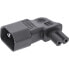Фото #1 товара InLine Power supply adapter IEC 60320 C14 / C7 - left/right angled - 3pin to 2pin