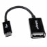 Фото #1 товара Кабель Micro USB Startech UUSBOTG USB A Micro USB B Чёрный