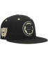 Фото #1 товара Men's Black Black Panther Fitted Hat