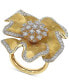 Фото #1 товара EFFY® Diamond Flower Statement Ring (1-3/8 ct. t.w.) in 14k Gold