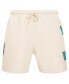 Men's Cream Charlotte Hornets Triple Tonal Woven Shorts