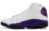 Фото #1 товара Кроссовки высокие Nike Air Jordan 13 Retro Lakers (Белый, Фиолетовый)