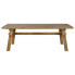 Dining Table Home ESPRIT Brown Natural Wood Pine 220 x 100 x 76 cm