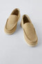 SPLIT SUEDE DECK SHOES