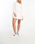 Фото #8 товара ASOS DESIGN fuller bust cotton mini shirt dress in white