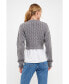 Фото #3 товара Women's Mixed Media Sweater