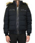 Фото #3 товара Men's Heavyweight Jacket With Detachable Faux Fur Hood