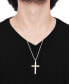 Фото #2 товара Macy's polished Cross Pendant Necklace in 14k Gold