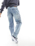 Фото #7 товара Guess Originals denim carpenter pants in blue