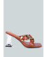 ფოტო #1 პროდუქტის Women's Wandy Link Chain Embellished Sandals