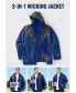 Фото #2 товара Куртка утепленная Kingsize KingSize big & Tall KS Sport 3-In-1 Trident - 3XL, полуночный синий