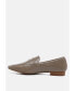 Фото #2 товара LILIANA Womens Taupe Classic Leather Penny Loafers