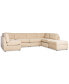 Фото #1 товара Catalie 7-Pc. Fabric Sectional, Created for Macy's