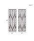 Фото #3 товара Florian Grey Laser Cut Wood 2-Piece Panel Wall Decor Set