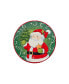 Фото #2 товара Holiday Magic Santa 4 Piece Canape Plate Set