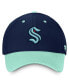 Фото #2 товара Men's Deep Sea Blue, Light Blue Seattle Kraken Authentic Pro Rink Two-Tone Flex Hat