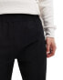 Brave Soul slim fit ripstop trousers in black