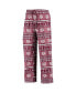 ფოტო #3 პროდუქტის Men's Maroon Texas A&M Aggies Ugly Sweater Long Sleeve T-shirt and Pants Sleep Set