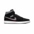 Фото #2 товара Кроссовки Nike Air Jordan 1 Mid черно-серо-красные 554724-060