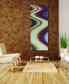 Фото #6 товара Rumba Abstract 3 Frameless Free Floating Tempered Glass Panel Graphic Abstract Wall Art, 63" x 24" x 0.2"