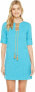 Фото #1 товара Tahari by ASL - Grasscloth Shift Dress (Turquoise) Sz. 2 Women's Dress 151939