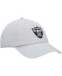 Фото #4 товара Men's Gray Las Vegas Raiders Secondary Clean Up Adjustable Hat