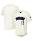 Фото #1 товара Men's Micah Parsons Cream Dallas Cowboys Name Number Triple Tonal Button-Up Baseball Jersey