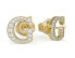 Stylish Gold Plated Earrings Studs Party JUBE02170JWYGT/U