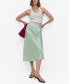 ფოტო #1 პროდუქტის Women's Midi Satin Skirt