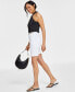 Фото #3 товара Women's High-Rise Denim Bermuda Shorts, Created for Macy's