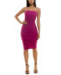 ფოტო #1 პროდუქტის Mesh Ruched Tube Dress