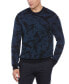 Фото #1 товара Men's Jacquard Camo Crewneck Pullover Sweater