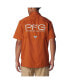 ფოტო #2 პროდუქტის Men's Texas Orange Texas Longhorns Slack Tide Omni-Shade Button-Up Camp Shirt