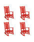 Фото #5 товара Кресло-качалка для открытого пространства WestinTrends, набор из 4 шт.