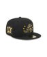 Фото #2 товара Men's Black Arizona Diamondbacks 2024 Armed Forces Day On-Field 59FIFTY Fitted Hat