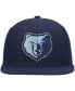 Фото #3 товара Men's Navy Memphis Grizzlies Ground 2.0 Snapback Hat