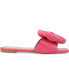 ფოტო #2 პროდუქტის Women's Fayre Oversized Bow Slip On Flat Sandals