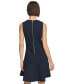 ფოტო #2 პროდუქტის Women's Button-Shoulder Jacquard Dress