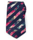 Фото #2 товара Men's Painted Floral Stripe Tie