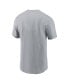 ფოტო #1 პროდუქტის Men's Gray Kansas City Chiefs 2023 NFL Playoffs Iconic T-shirt