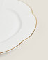 Фото #4 товара Rimmed bone china dinner plate